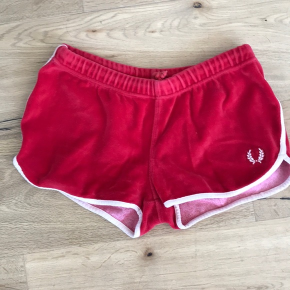 Fred Perry Pants - Fred Perry Velour Shorts